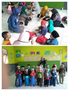 Hari ke 18 KKN - DR Kegiatan Membuat Face Shield Bersama Anak Usia Dini Dengan didampingi Orang Tuanya Bersama Rika Rohmatul Fawaiz Mahasiswa Jurusan Pendidikan Islam Anak Usia Dini Fakultas Ilmu Tarbiyah dan Keguruan IAIN Syekh Nurjati Cirebon