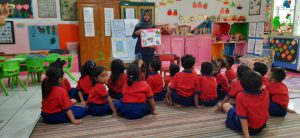 Dosen Pembimbing Lapangan, Guru Pamong dan Mahasiswa Program Lapangan Prasekolah Jurusan Pendidikan Islam Anak Usia Dini 
