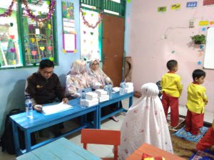 Dosen Pembimbing Lapangan, Guru Pamong dan Mahasiswa Program Lapangan Prasekolah Jurusan Pendidikan Islam Anak Usia Dini