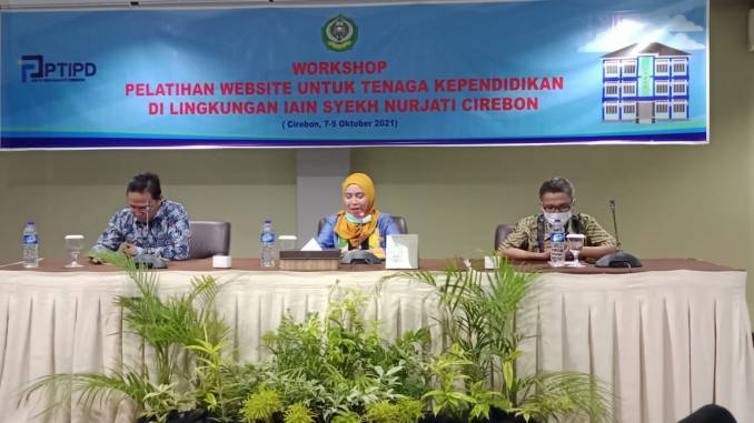 Staf Ahli Jurusan AFI Fakultas UAD IAIN Syekh Nurjati Cirebon Mengikuti Workshop Pelatihan Website