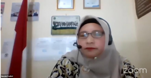 Nurzini Fazilet, S. Pd. (Ketua HIMPIAUDI Kota Cirebon, Asesor Ban PAUD Propinsi Jawa Barat) Narasumber Web Seminar Nasional Jurusan Pendidikan Islam Anak Usia Dini 