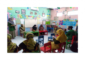 Perpisahan Mahasiswa Praktek Lapangan Prasekolah di RA An-Nawa 2 