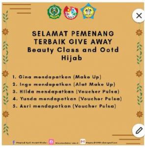 Himpunan Mahasiswa Jurusan Pendidikan Islam Anak Usia Dini FITK IAIN Syekh Nurjati Cirebon Mengadakan Kajian Beauty Class & Ootd Hijab