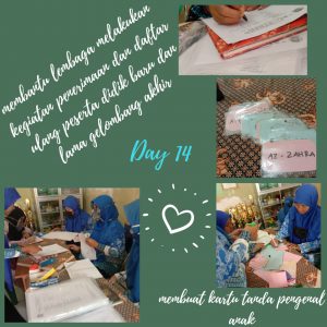 Hari ke 14 KKN-DR Kegiatan Membantu Lembaga Melakukan Kegiatan Penerimaan Pendaftaran Peserta Didik Baru Bersama Ika Rahayu Mahasiswa Jurusan Pendidikan Islam Anak Usia Dini Fakultas Ilmu Tarbiyah dan Keguruan IAIN Syekh Nurjati Cirebon
