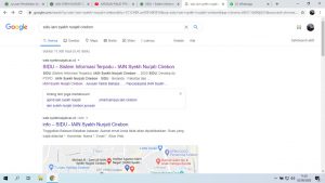 Beberapa Komponen Yang bisa Akses Untuk Mahasiswa Tenaga Pendidik dan Kependidikan Yang Ada Jaringan Inetrnet Mensin Mencari di Googel Dengan Mengetik SIDU Sistem Informasi Terpadu IAIN Syekh Nurjati Cirebon. 