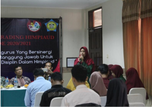 Serah Terima Jabatan Ketua Umum Himpunan Mahasiswa Jurusan Pendidikan Islam Anak Usia Dini Fakultas Ilmu Tarbiyah Dan Keguruan IAIN Syekh Nurjati Cirebon Periode 2019/2020 