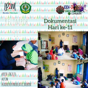 Hari ke 11 KKN-DR Kegiatan Mengajarkan Anak Membaca Iqro dan Menghafal Kosa Kata Bahasa Arab Bersama Iim Nurhalimah Mahasiswa Jurusan Pendidikan Islam Anak Usia Dini Fakultas Ilmu Tarbiyah dan Keguruan IAIN Syekh Nurjati Cirebon
