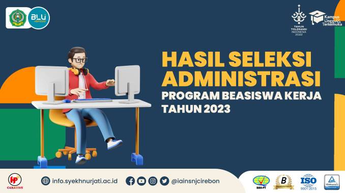 Hasil Seleksi Administrasi Program Beasiswa Kerja Tahun 2023