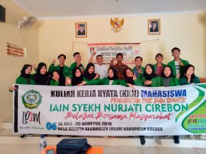Pelepasan Peserta Kuliah Kerja Nyata Mahasiswa IAIN Syekh Nurjati Cirebon