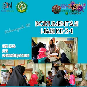 Hari ke 24 KKN-DR Kegiatan Belajar Menulis Anak-Anak Bersama Iim Nurhalimah Mahasiswa Jurusan Pendidikan Islam Anak Usia Dini Fakultas Ilmu Tarbiyah dan Keguruan IAIN Syekh Nurjati Cirebon 