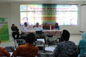 Sambutan Dr. Muh. Soerizi, M. Ag Asesor Visitasi Akreditasi Jurusan Pendidikan Islam Anak Usia Dini 