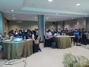 Peserta Worshop Dalam Kegiatan Worshop Pelatihan Website Untuk Tenaga Kependidikan di Lingkungan IAIN Syekh Nurjati Cirebon.