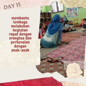 Hari ke 15 KKN-DR Kegiatan Membantu Lembaga Melakukan Rapat Dengan Orang Tua dan Perkenalan Dengan Anak-Anak Bersama Ika Rahayu Mahasiswa Jurusan Pendidikan Islam Anak Usia Dini Fakultas Ilmu Tarbiyah dan Keguruan IAIN Syekh Nurjati Cirebon