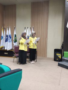 MC Kegiatan Pekan Seni Guru dan Anak Himpunan Mahasiswa Jurusan Pendidikan Islam Anak Usia Dini Fakultas Ilmu Tarbiyah dan Keguruan IAIN Syekh Nurjati Cirebon.