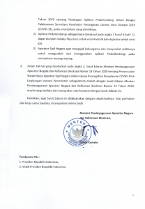 Surat Edaran Rektor Tentang Memperpanjang Masa Kerja di Rumah di Lingkungan IAIN Syekh Nurjati Cirebon