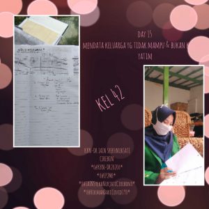 Hari ke 15 KKN-DR Kegiatan Pendataan Keluarga Tidak Mampu Bersama Apriliani Kusuma Melati Mahasiswa Jurusan Pendidikan Islam Anak Usia Dini Fakultas Ilmu Tarbiyah dan Keguruan IAIN Syekh Nurjati Cirebon
