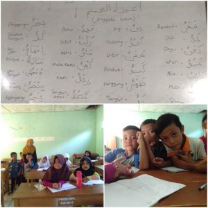 Hari ke 18 KKN-DR Kegiatan Mengajarkan Anak-Anak Baca Tulis Al-Qur'an Bersama Siti Saroh Nurjanah Mahasiswa Jurusan Pendidikan Islam Anak Usia Dini Fakultas Ilmu Tarbiyah dan Keguruan IAIN Syekh Nurjati Cirebon