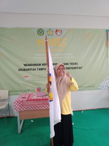 Calon Ketua Terpilih Ketua Umum Himpunan Mahasiswa Jurusan Pendidikan Islam Anak Usia Dini Nindi Oktapia.