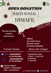 Open Donation "Bakti Sosial" HIMAFIL